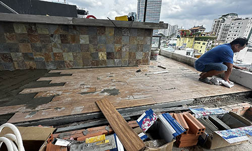 Rooftop renovation Ho Chi Minh City